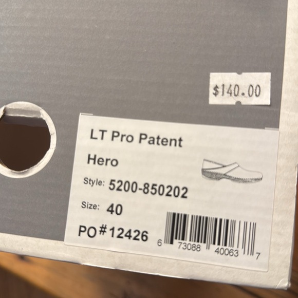 LT Pro Patent Hero Dansco clogs EU size 40, US 9.5-10 - Picture 4 of 5